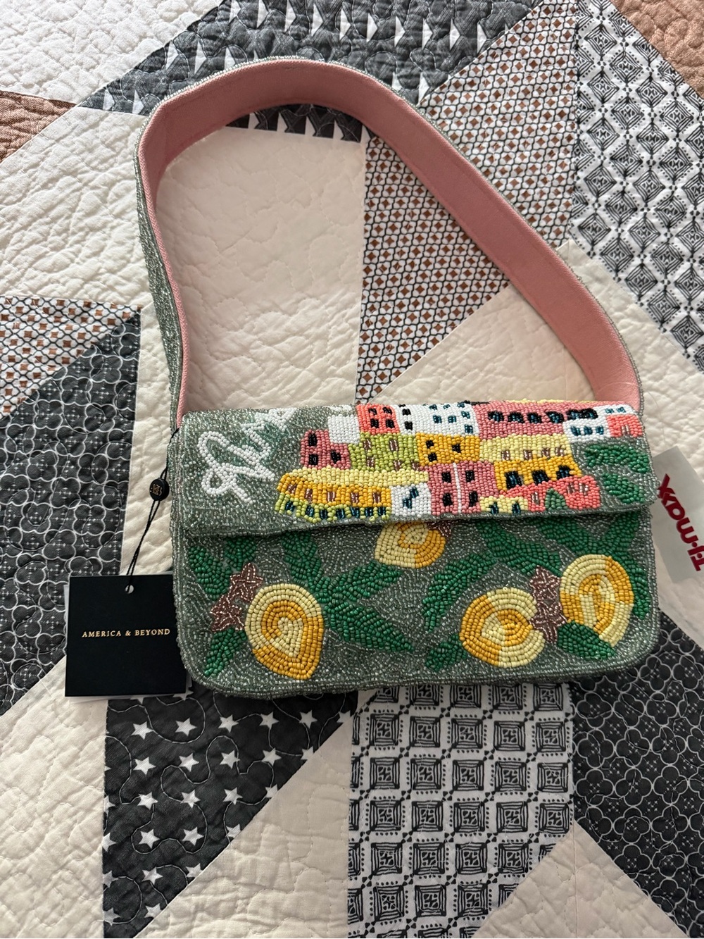 American and Beyond Amalfi Beaded Bag